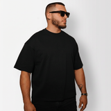 Clear Vision Classic Loose Boxy Tee Black