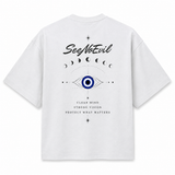 Moon Classic Loose Boxy Tee White