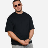 Clear Vision Classic Loose Boxy Tee - Black