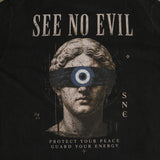 Statue Heavyweight Vintage Washed Frayed Tee