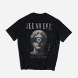 Statue Heavyweight Vintage Washed Frayed Tee