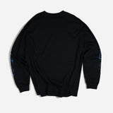 Stay Focused Oversized Unisex Long Sleeve T-Shirt - Black